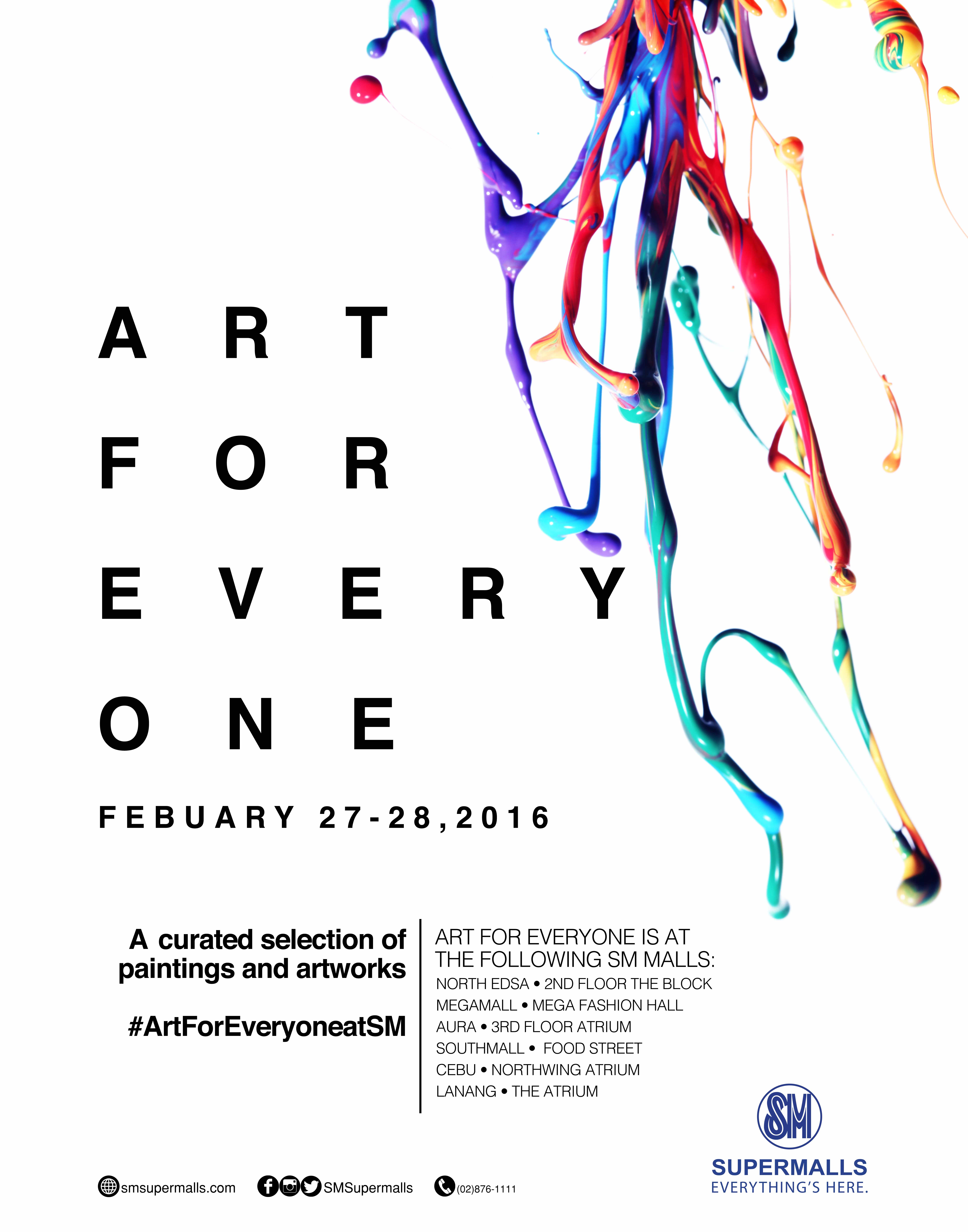 SM’s “Art for Everyone” opens in 6 Malls