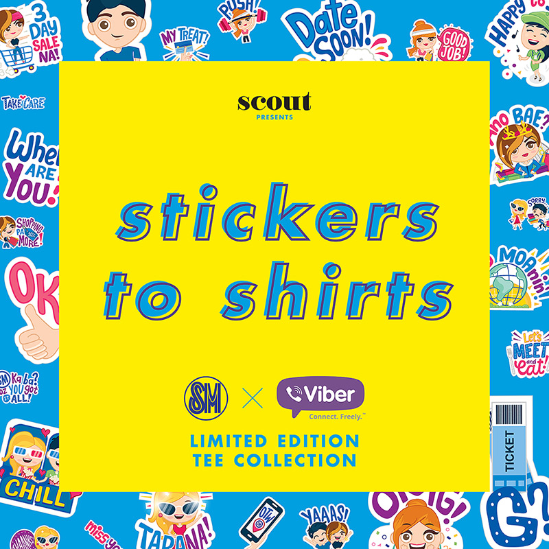 FROM STICKERS TO TEES | SM, Viber launch limited edition T-shirts