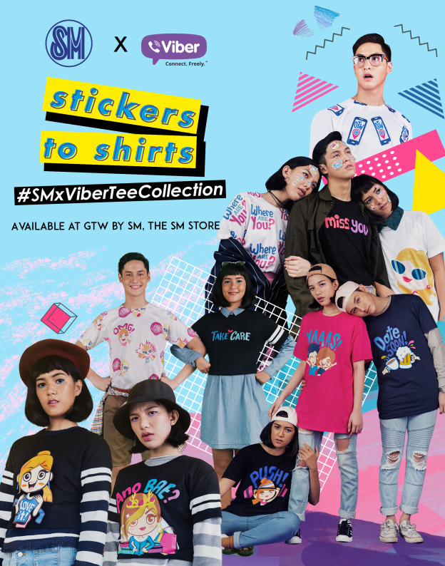 SM x Viber Limited Edition Tee Collection: From Stickers to Tees