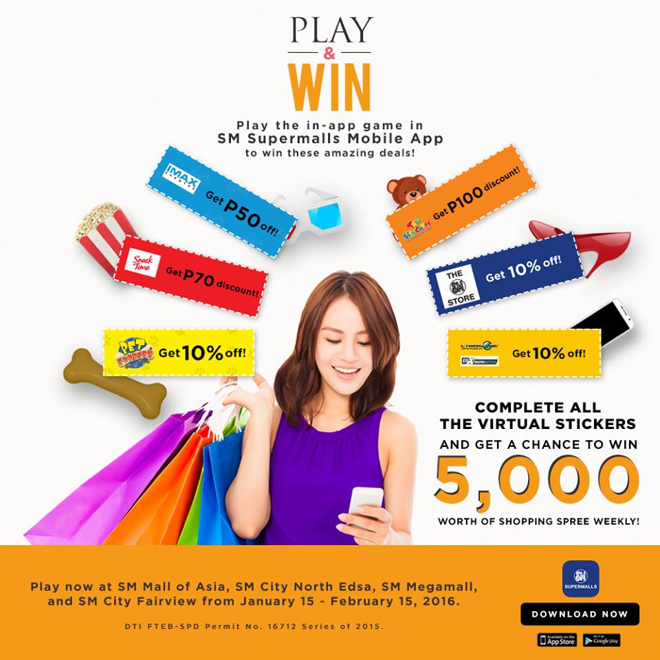 Step Up Your Shopping Game and Earn Rewards with SM Supermalls Mobile App’s Play & Win!