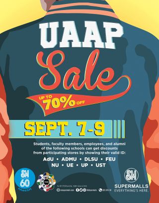 UAAP Sale at SM Metro Manila malls