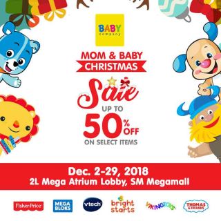 Baby Company Mom and Baby Christmas Sale: Dec. 2 to 29, 2018