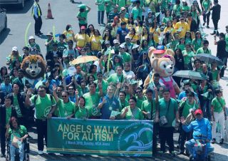 ASP honors Fidel V. Ramos, Hans T. Sy in annual Angels Walk for Autism