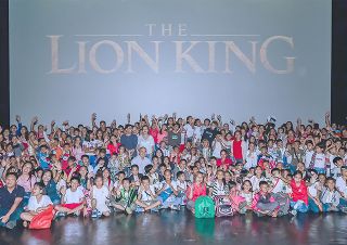 SM Cinema treat underprivileged kids to a free screening of “The Lion King”