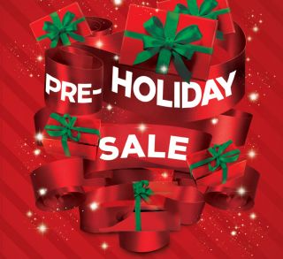 Pre-Holiday Sale: October 25 to November 3, 2019