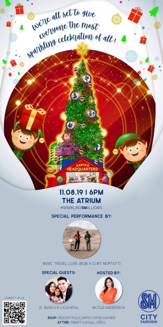 We're all set to give everyone the most sparkling celebration of all at SM City Fairview: November 8, 2019 
