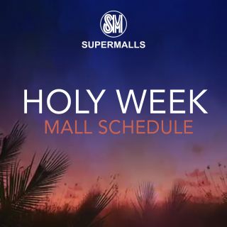 Holy Week 2020 Mall Schedule