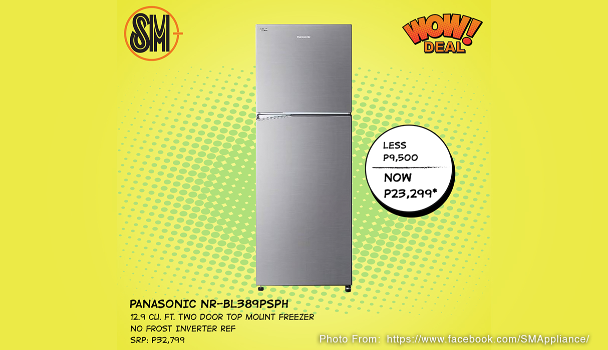 5. Panasonic Two-Door Refrigerator