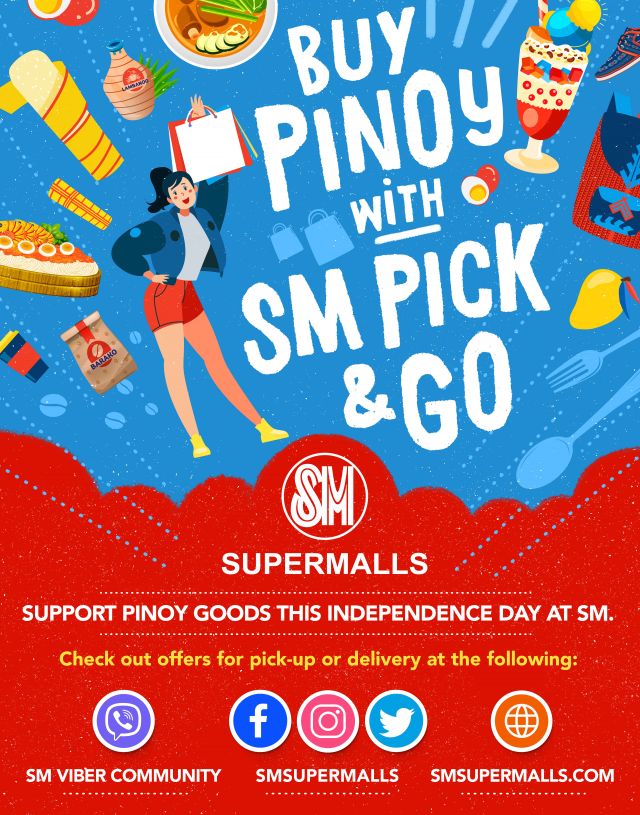 Buy Pinoy with SM Pick & Go: June 5 to 12, 2020 