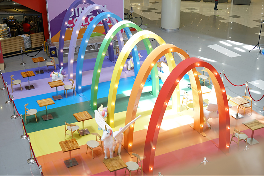 5. Rainbow connection at SM City CDO Downtown Premier