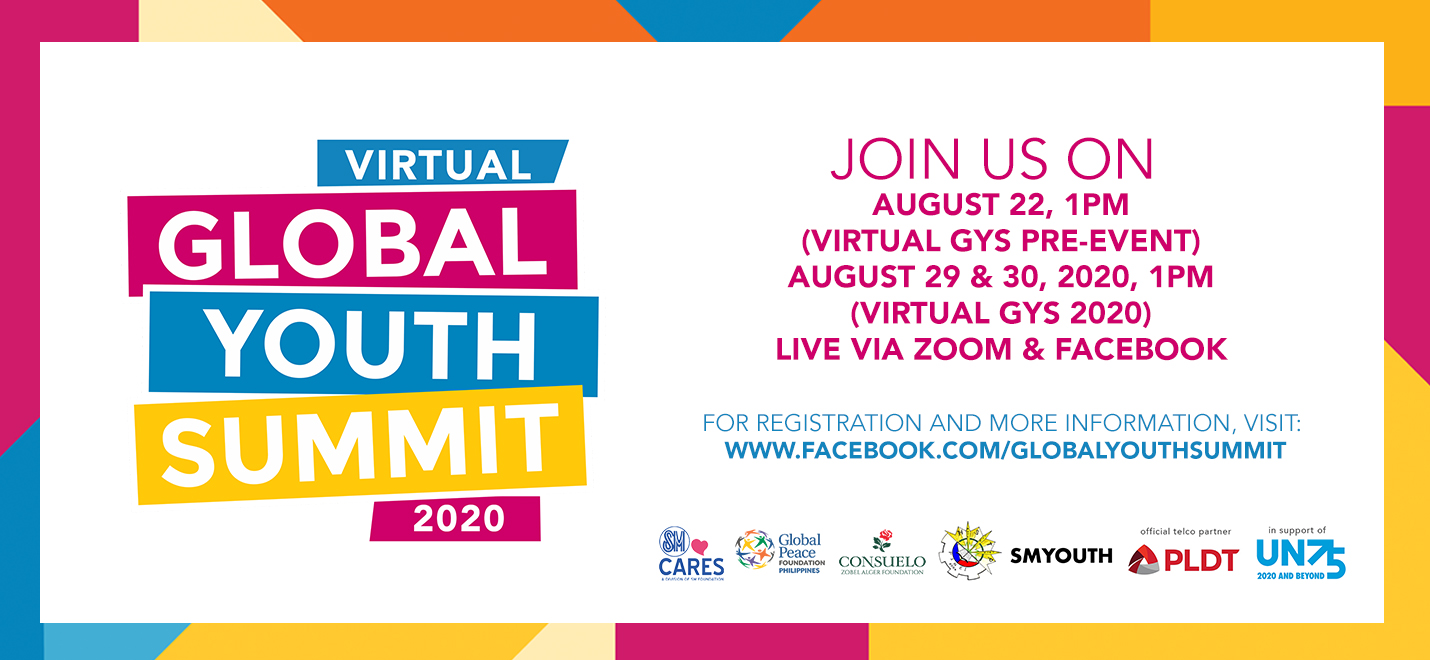 global-peace-foundation-sm-cares-to-hold-virtual-global-youth-summit-from-aug-29-30
