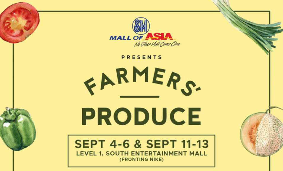 Farmer’s Produce: September 4 to 6, 11 to 13, 2020