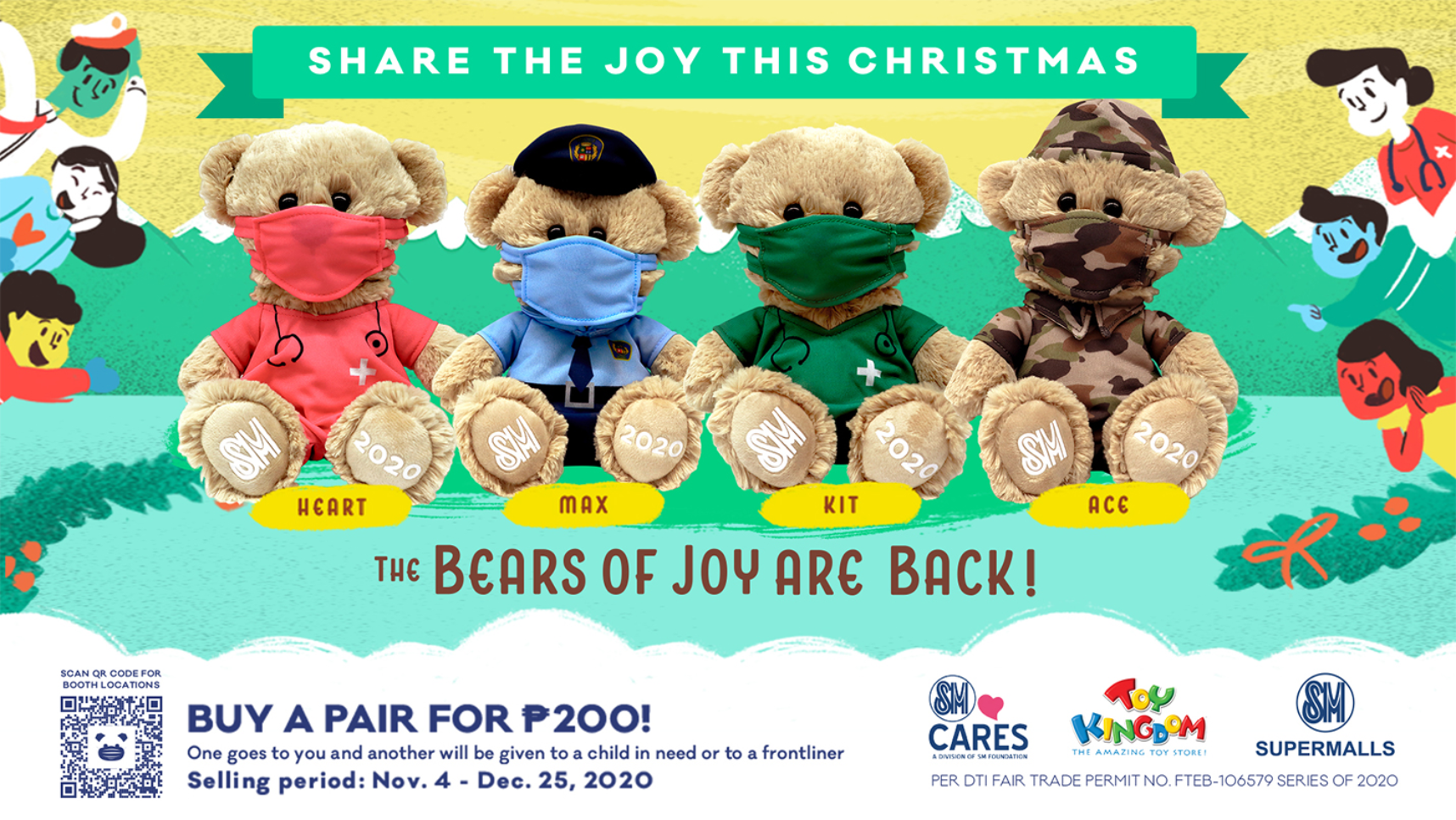 SM Cares rolls out special 'Bears of Joy' plushies in honor of frontliners