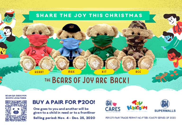 SM Cares rolls out special 'Bears of Joy' plushies in honor of frontliners