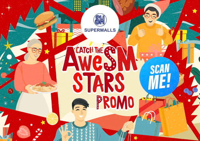 SM gives away P100,000 GCs in 'Catch the AweSM Stars' Promo