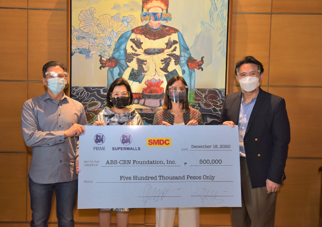 SM Prime donates Php 2.5M  to charity