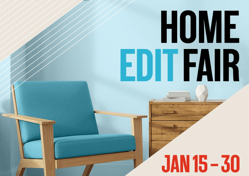  SM Supermalls Home Edit Fair: January 15 to 30, 2021