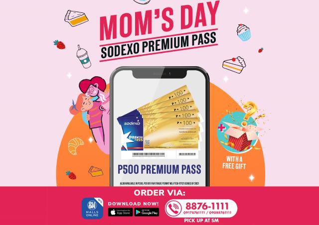 Mom’s Day Sodexo Premium Pass: Until May 9, 2021