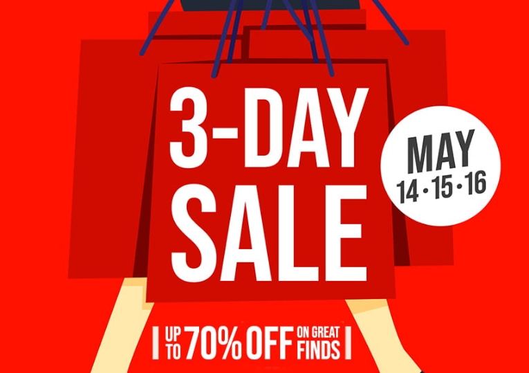 #SM3DaySale: May 14 to 16, 2021