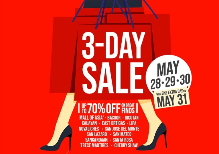 #SM3DaySale: May 28 to 31, 2021