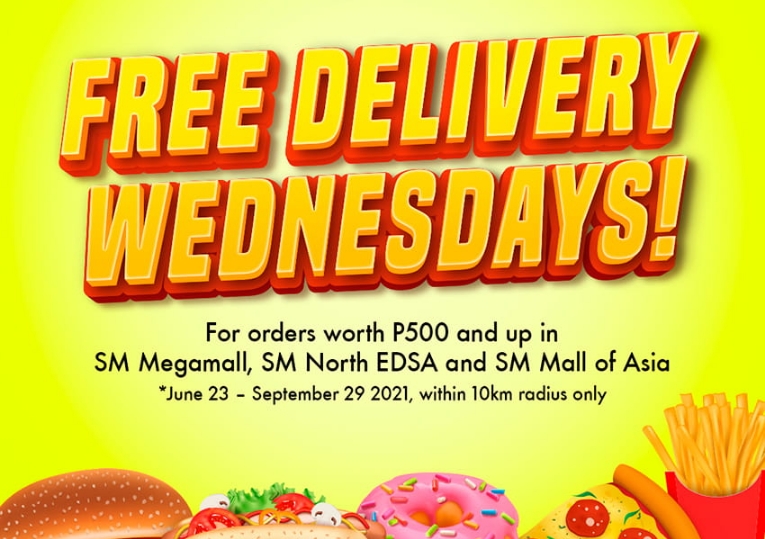Free Delivery Wednesdays: June 23 to September 29, 2021