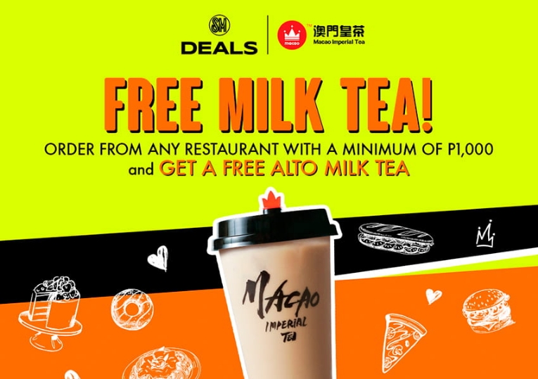 SM Deal Alert: Free Macao Imperial Milk Tea