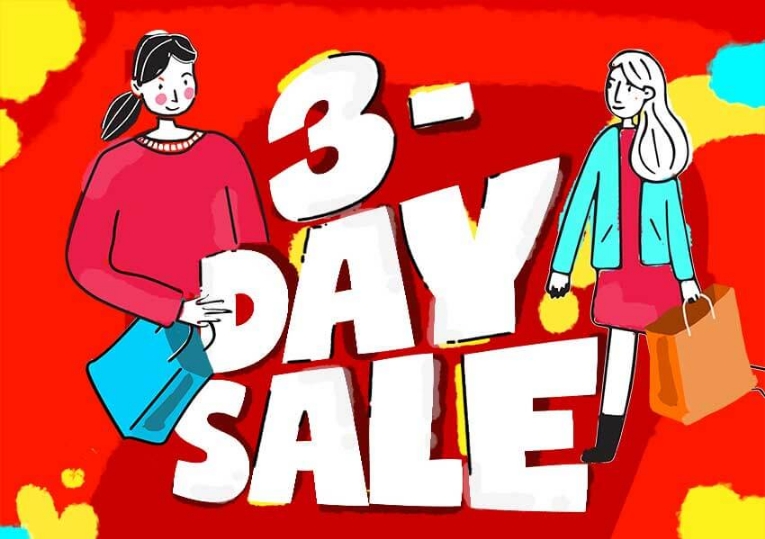 #SM3DaySale: July 30 to August 1, 2021