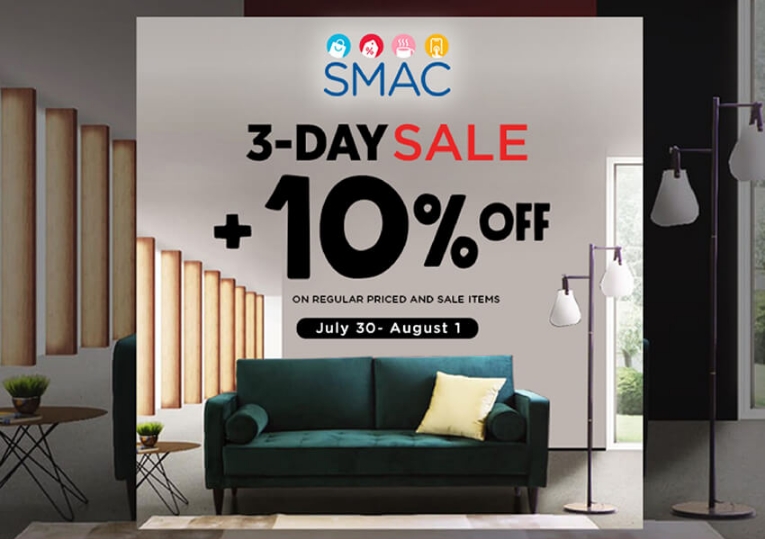 Our Home's SMAC 3-Day Sale: July 30 – August 1, 2021
