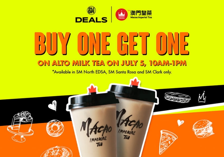 SM Deal Alert: Buy One Get One Alto Milk Tea
