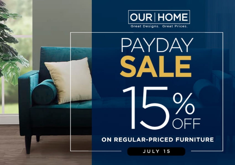 Our Home's Payday Sale: July 15