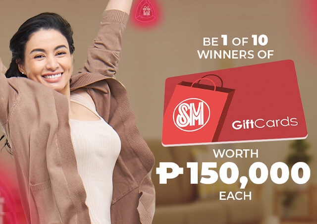 Win P150K SM shopping money at the PLDT Home Rewards Grand Giveaway!