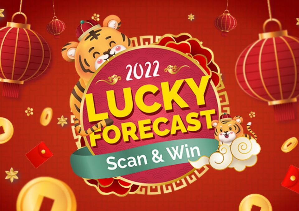 2022 Lucky Forecast Scan and Win - EXTENDED UNTIL FEBRUARY 7, 2022!