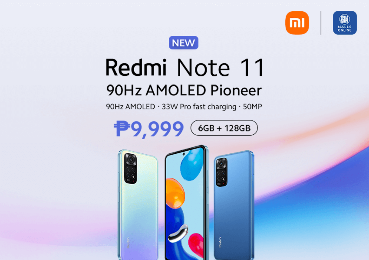 REDMINOTE11 is available for Pre-order in SM Malls Online!