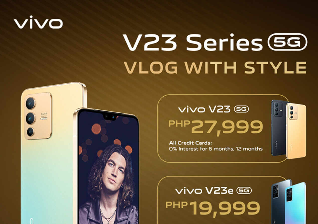 Vivo V23 Series 5G is now available at the SM Malls Online App!