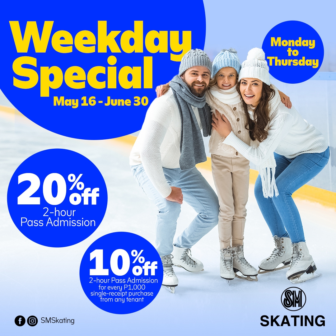 Weekday deals - SM Bowling, SM Game Park, SM Skating, Sky Ranch, & SM by the Bay Amusement Park
