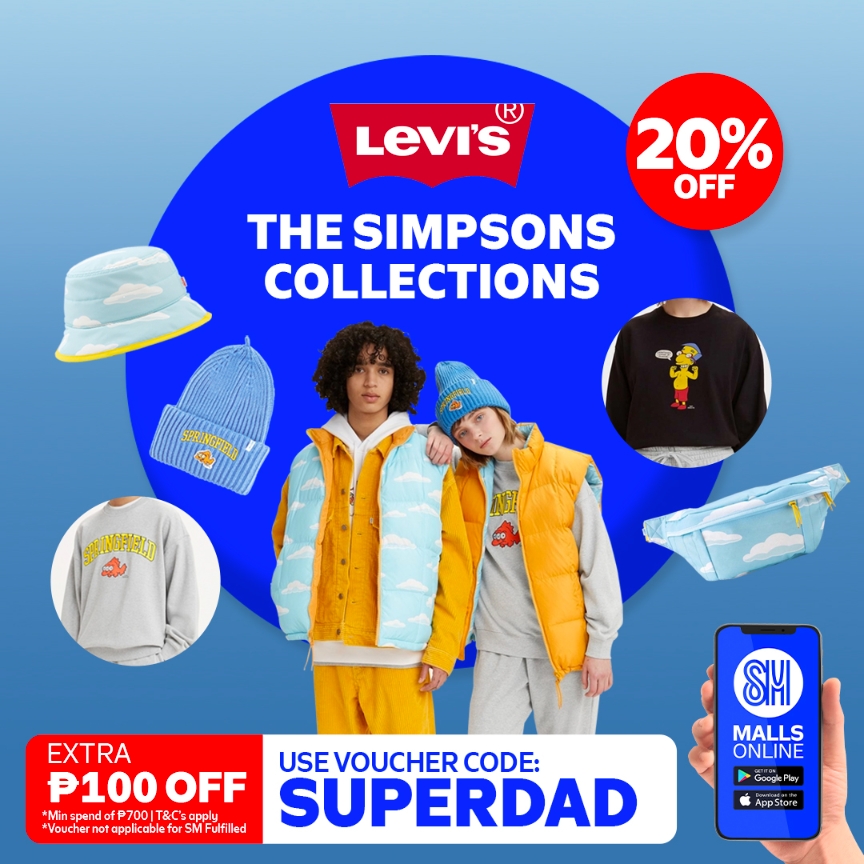 Check out The Simpsons x Levi's quirky collection | SM Supermalls