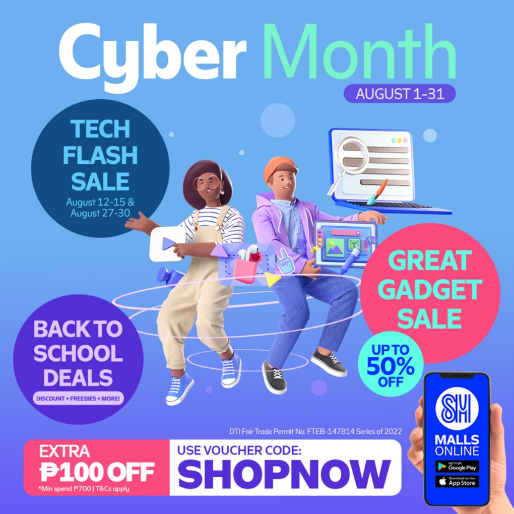 It's Cyber Month at SM Malls Online App!