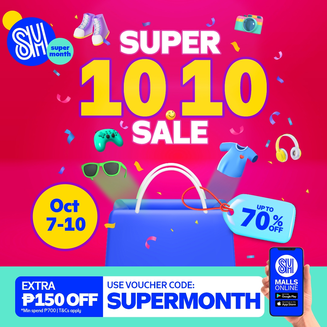SM Malls Online: Super 10.10 Sale