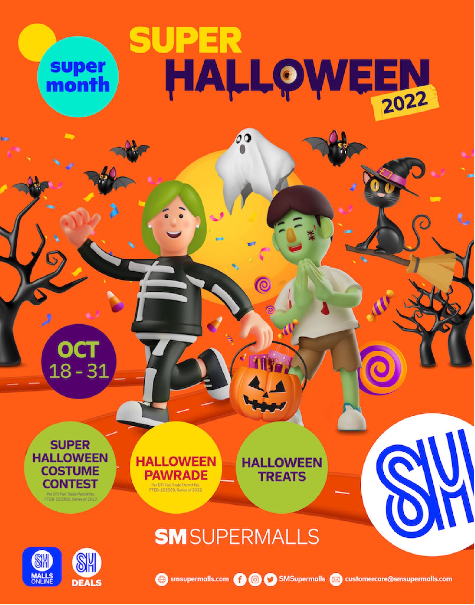 #SuperHalloweenAtSM2022 Costume Contest: October 18 – 31, 2022