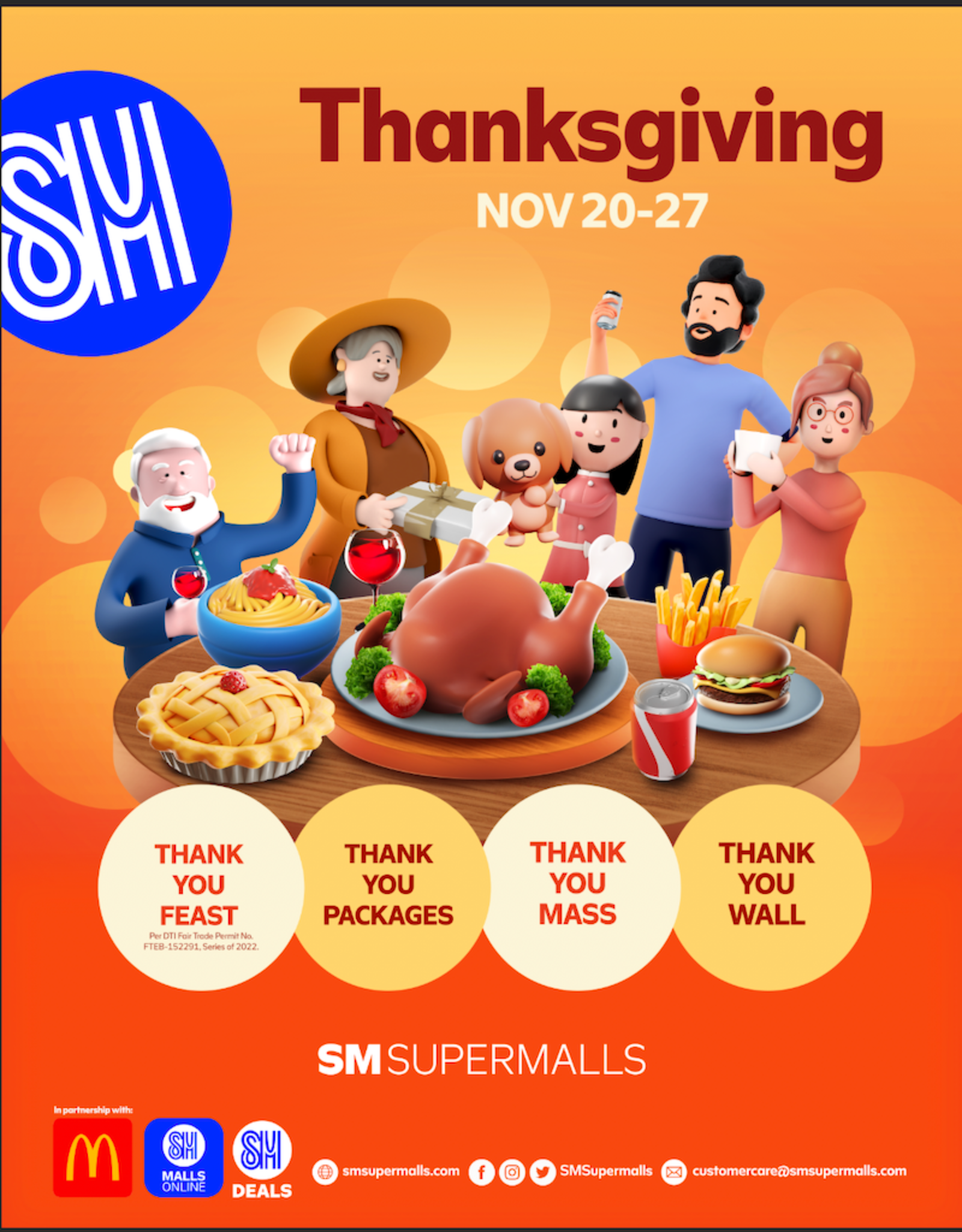 Eat, Pray, and Love this Thanksgiving  with SM Supermalls!