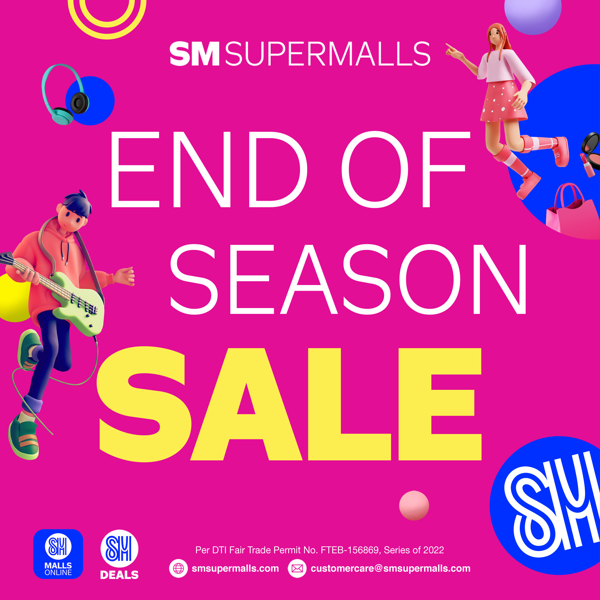 End of Season Sale this January 2-8, 2023 at SM!