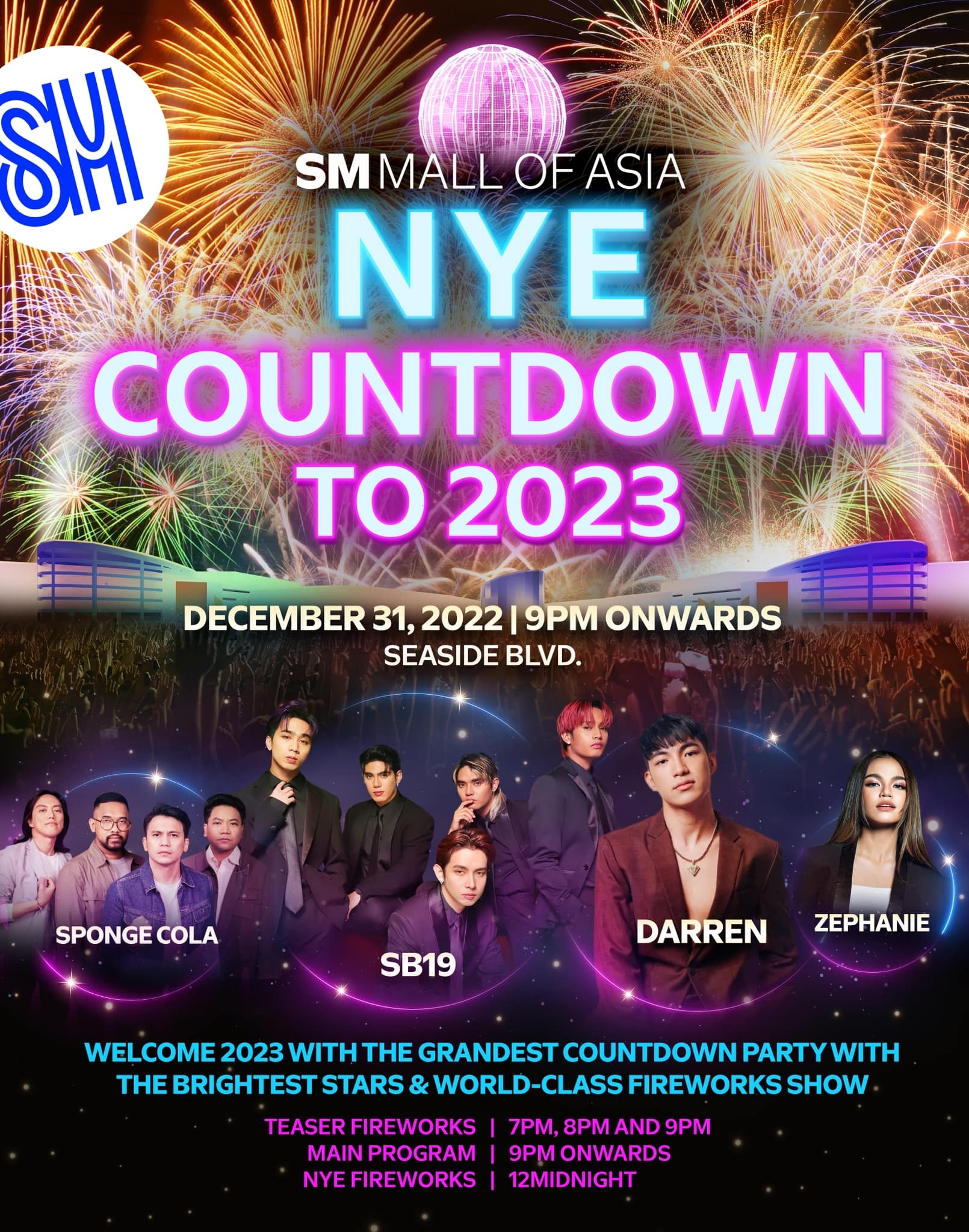 SM Mall of Asia New Year's Eve Countdown to 2023!