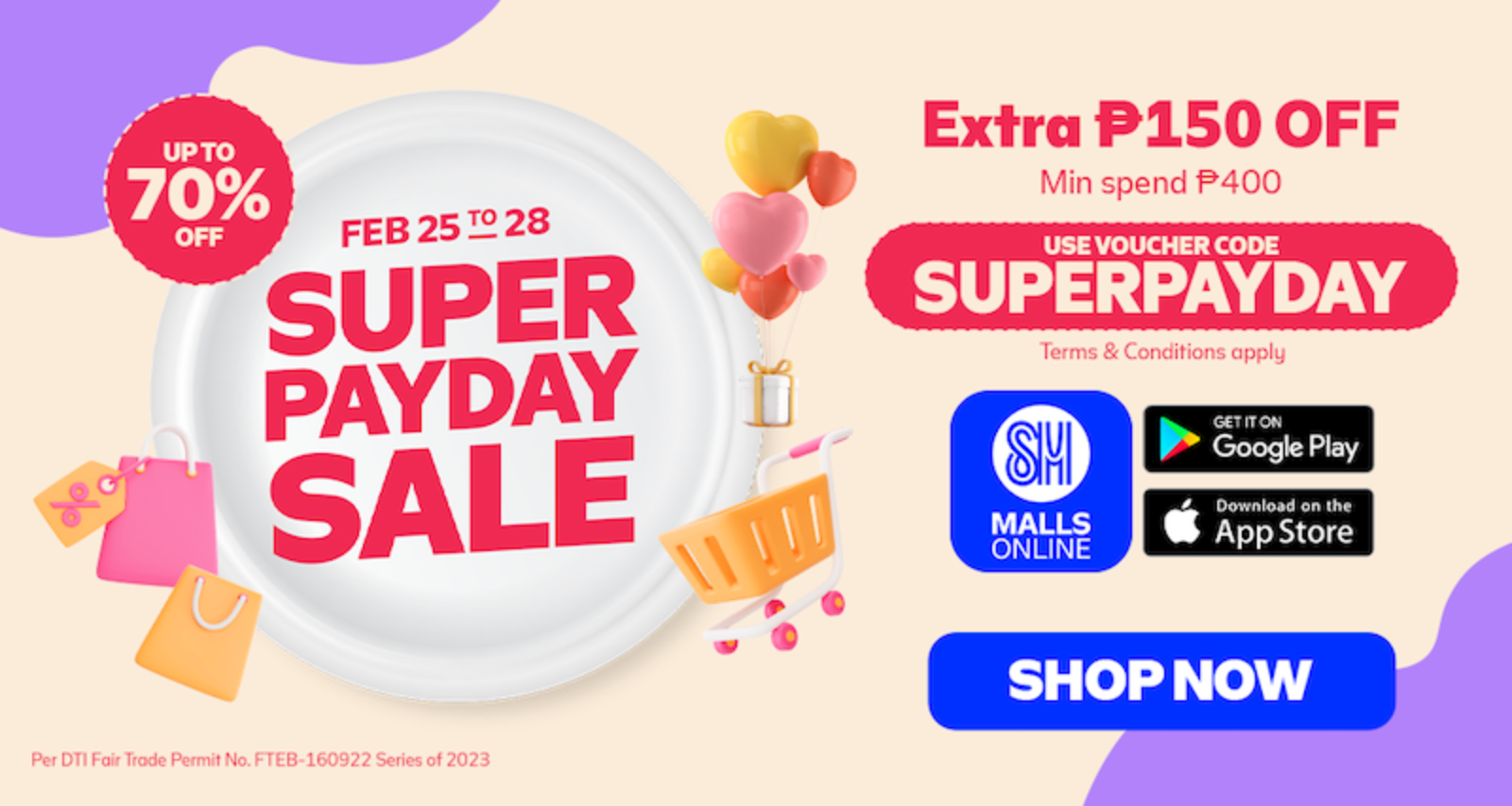 SM Malls Online's Super Payday Sale