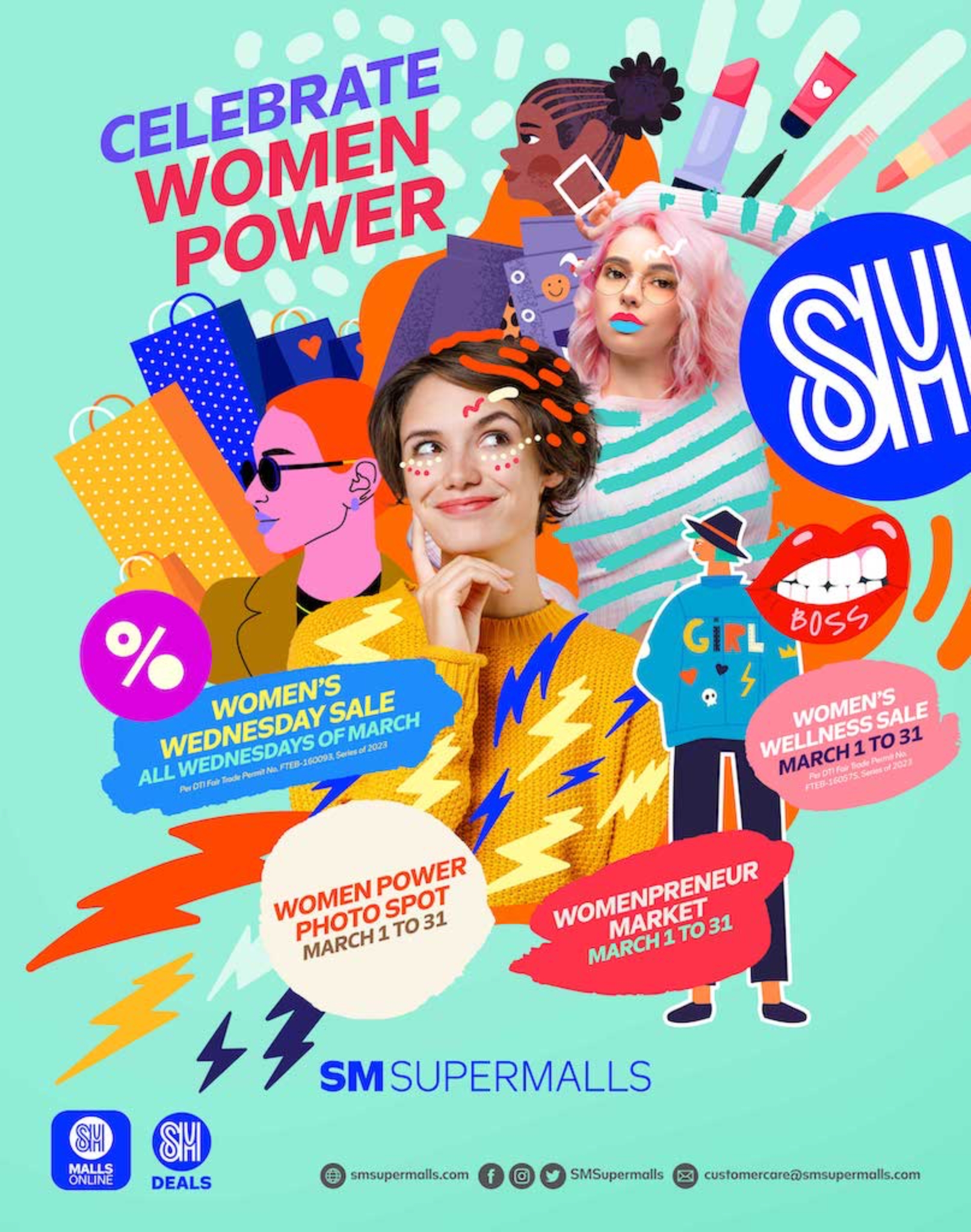 Be bolder, braver, and more confident at SM Supermalls’ Women’s Month celebration!