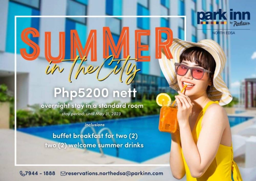 Escape the heat and enjoy a delightful staycation with Park Inn by Radisson SM North EDSA!