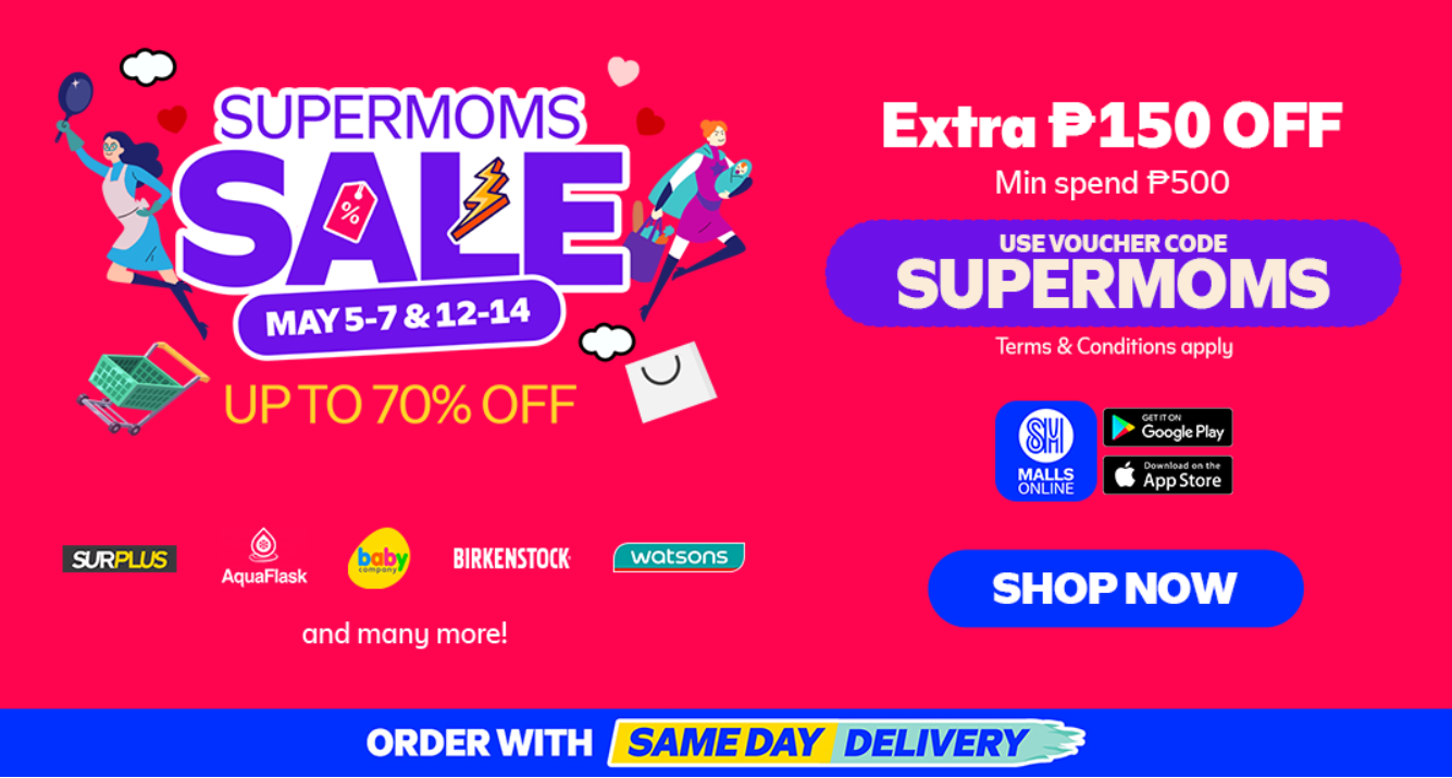 Supermoms Sale at SM Malls Online