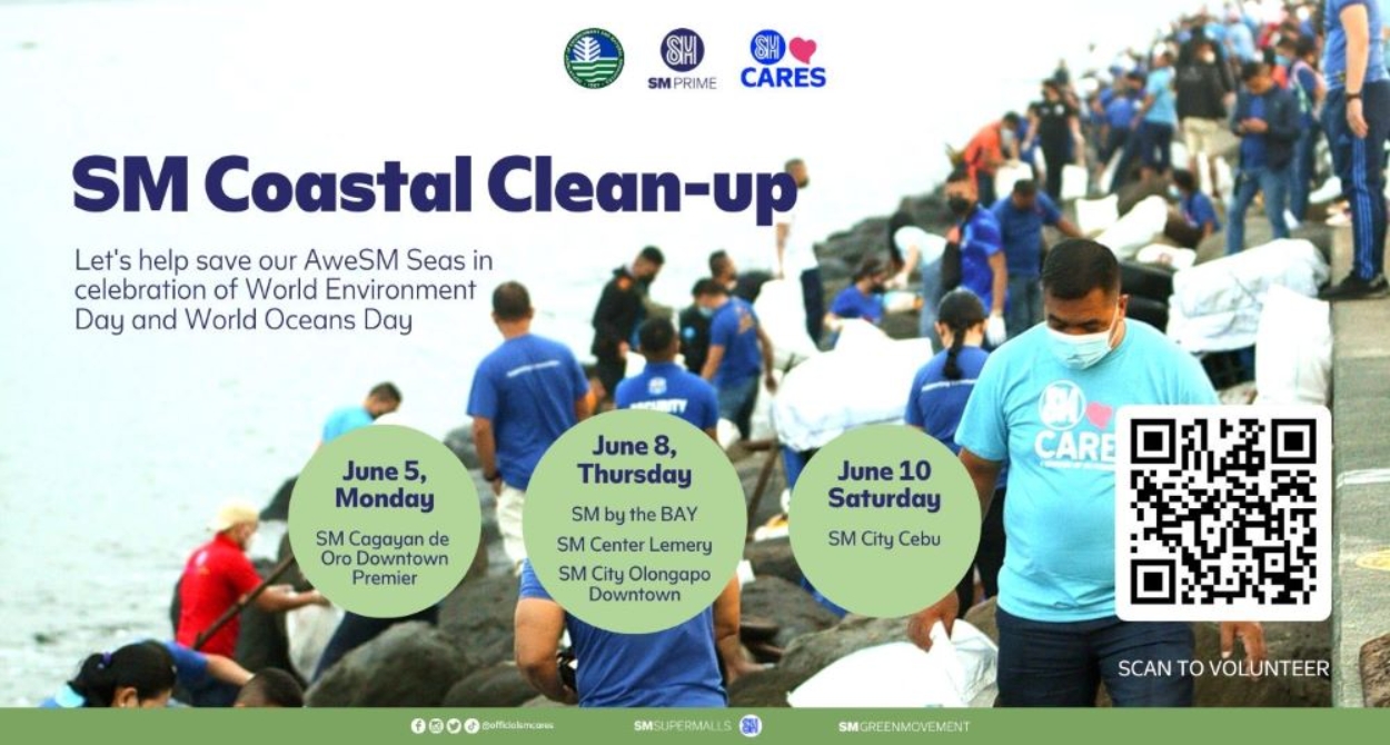 SM Prime Holdings, Inc. Collaborates with DENR for Coastal Cleanups to Protect Our AweSM Seas