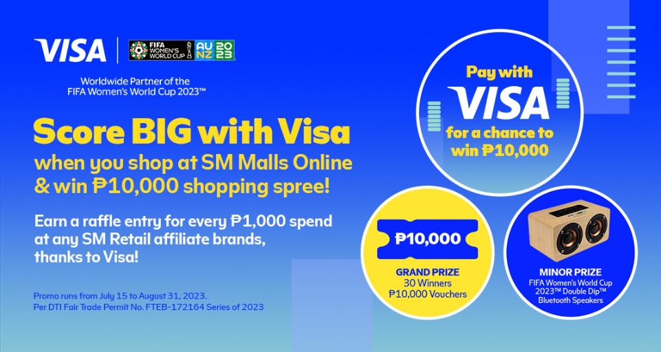 Score Big with Visa: Win P10,000 when you checkout!