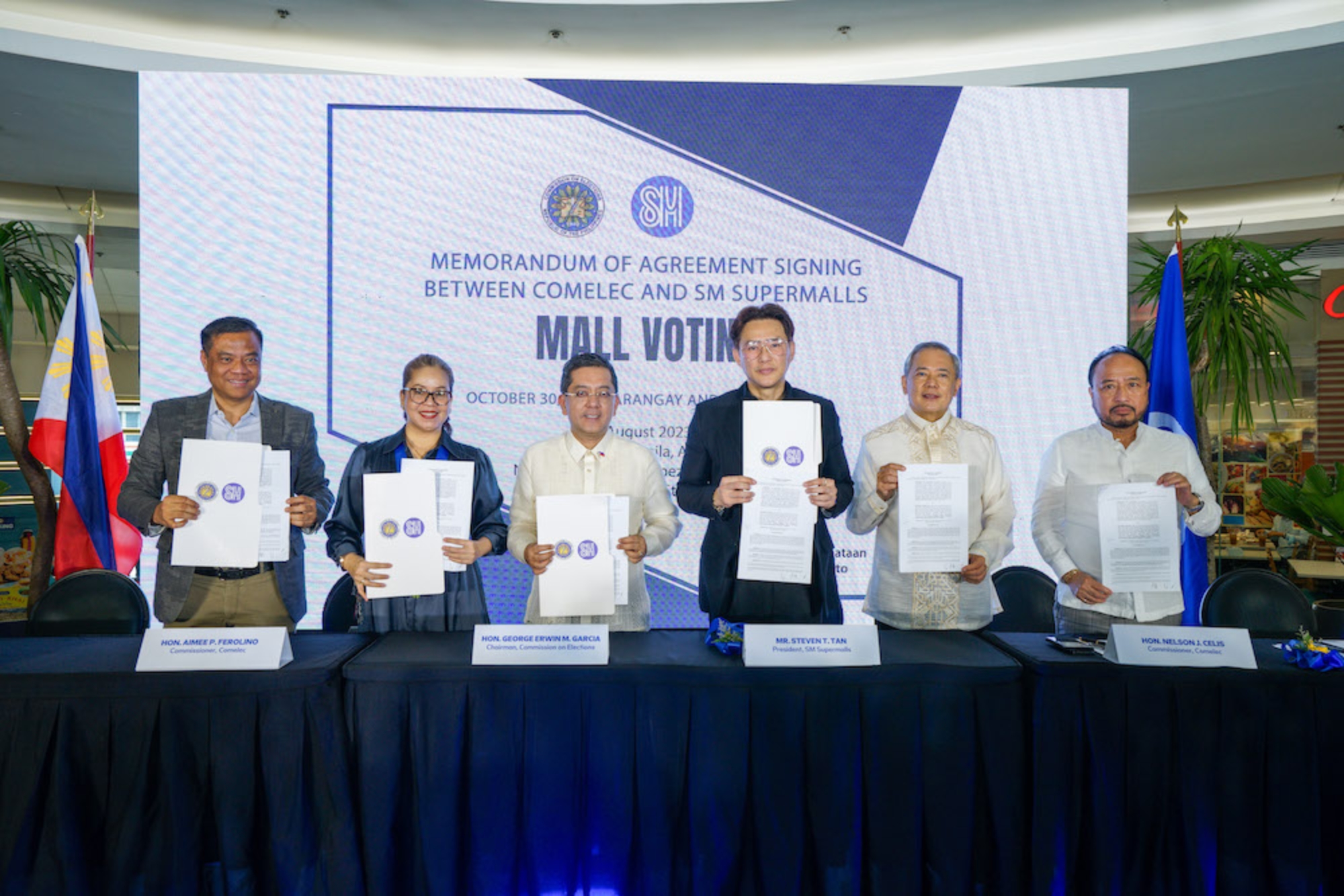 SM, COMELEC team up for mall voting project