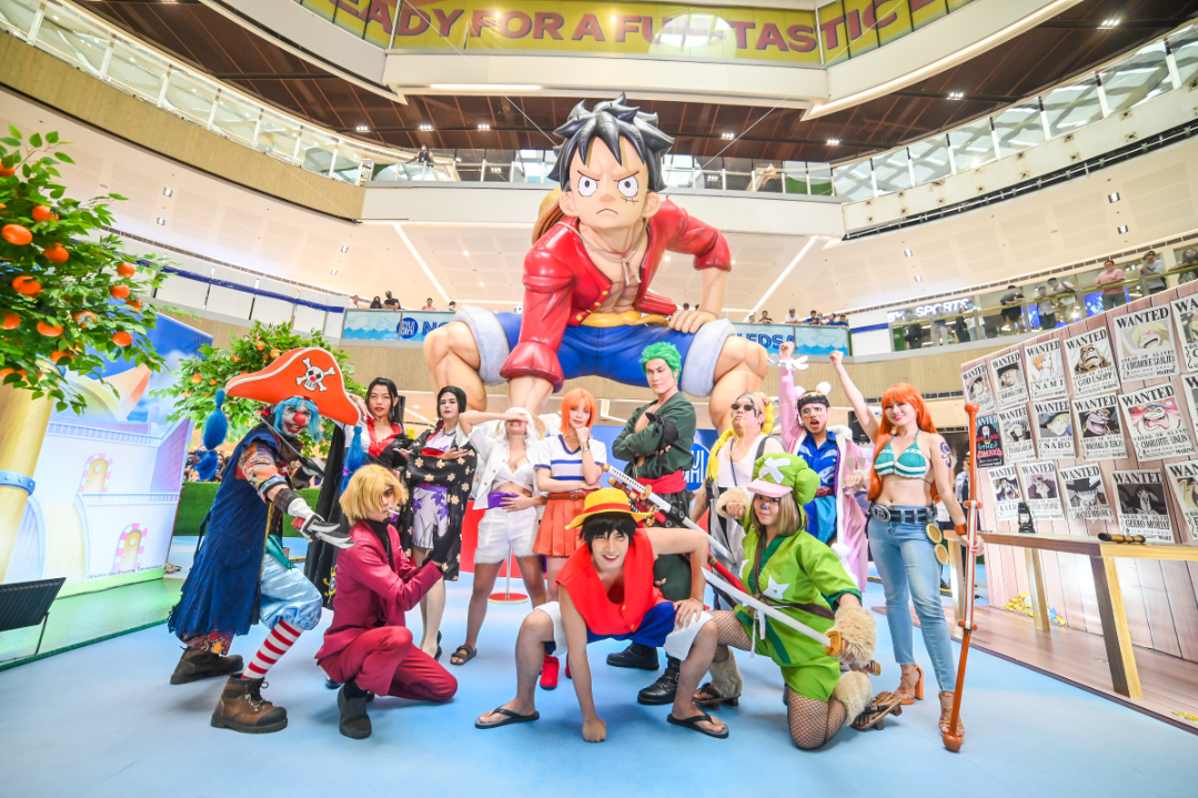 21-ft Tall Straw Hat Luffy sets sail to SM North EDSA for Animezing North 2023